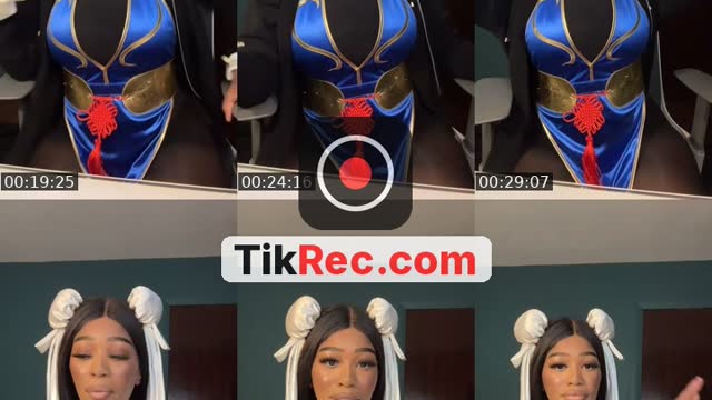 TikTok live: Chun li 💙 by @syonnas