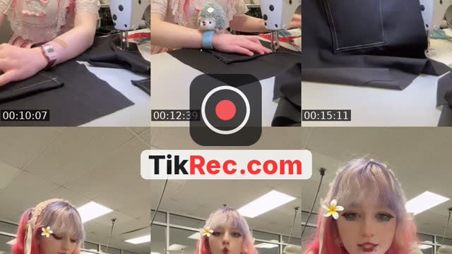 TikTok live: Sewing with Cece by @sweetcecebeet