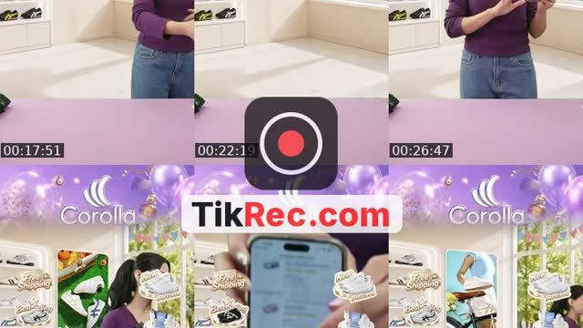 TikTok live: Corolla MY Sale X Zsiffa by @corollashoes.official.my