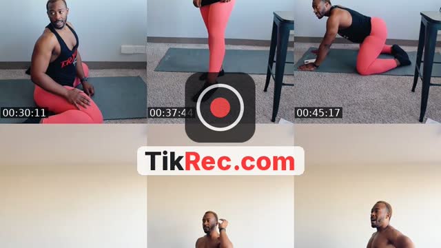 TikTok live: Leg Day cooldown/ Hoop Cardio by @itsthekeyofdev