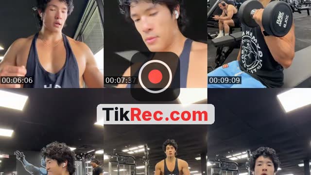 TikTok live: Back day w the boys by @_fakeoppa