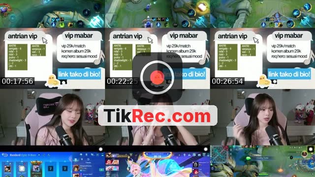 TikTok live: mabar :3 by @nadineabgail
