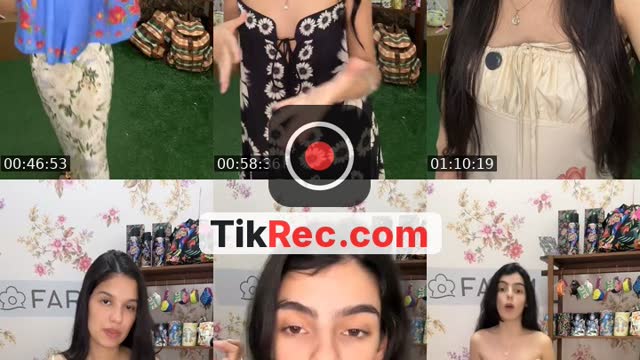 TikTok live: Lançamentos alto verão Farmrio 🌺 by @lanteboutique