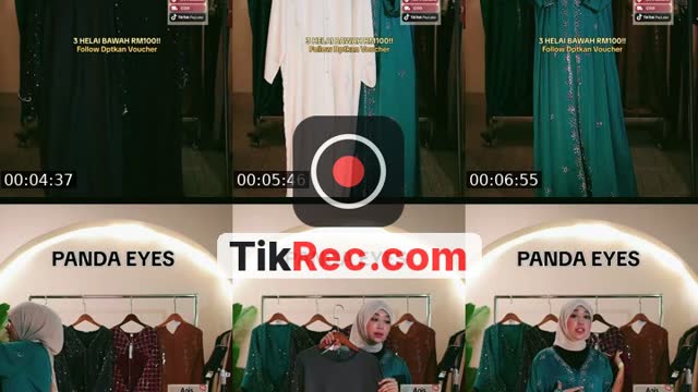 TikTok live: Abaya Exclusive Sale!!!! by @pandaeyesabaya