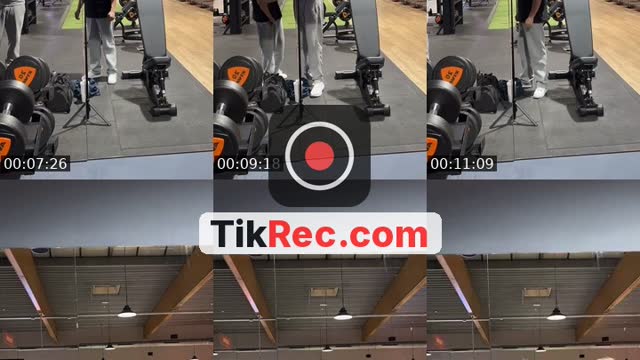 TikTok live: GYMSTREAM!! by @woutvdv
