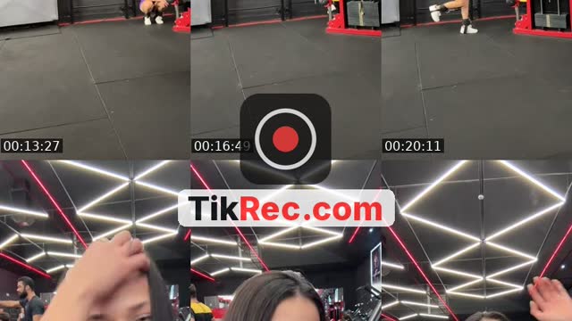 TikTok live: Na academia by @brunadaanielle