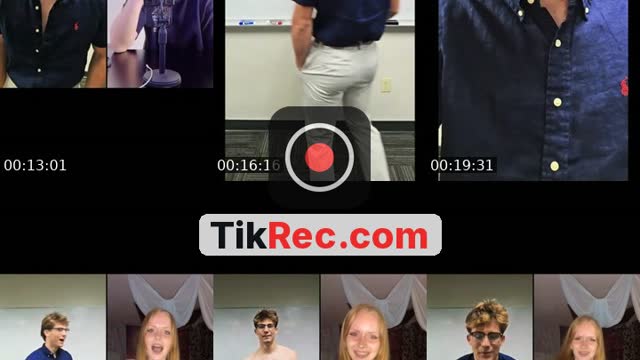 TikTok live: workout and homework by @ljoffgrid