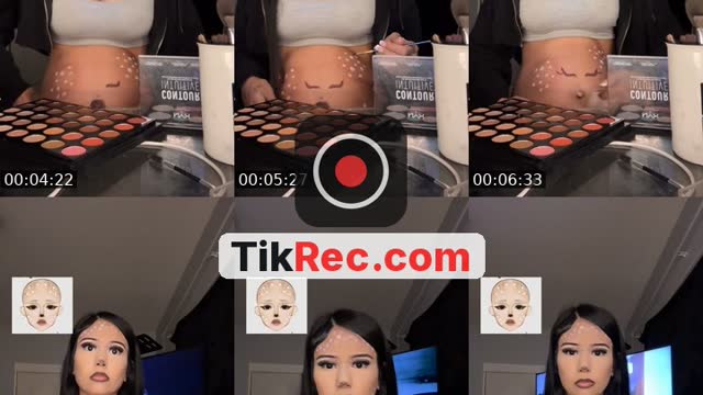 Halloween makeup 7m pregnant - @henny.562