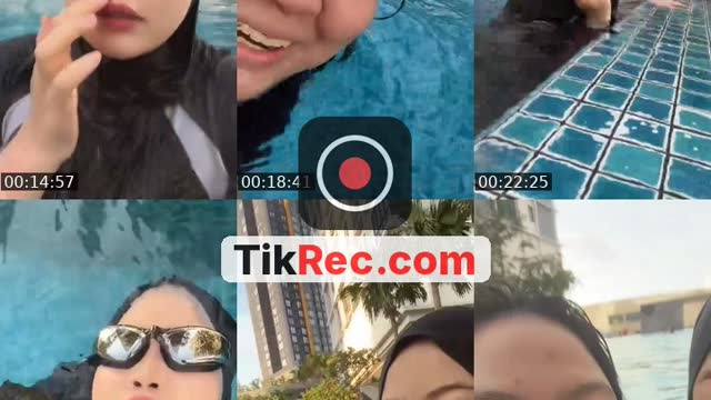 TikTok live: swimming by @nrailyyy